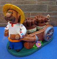 Набор для специй "Казак с возом" 3